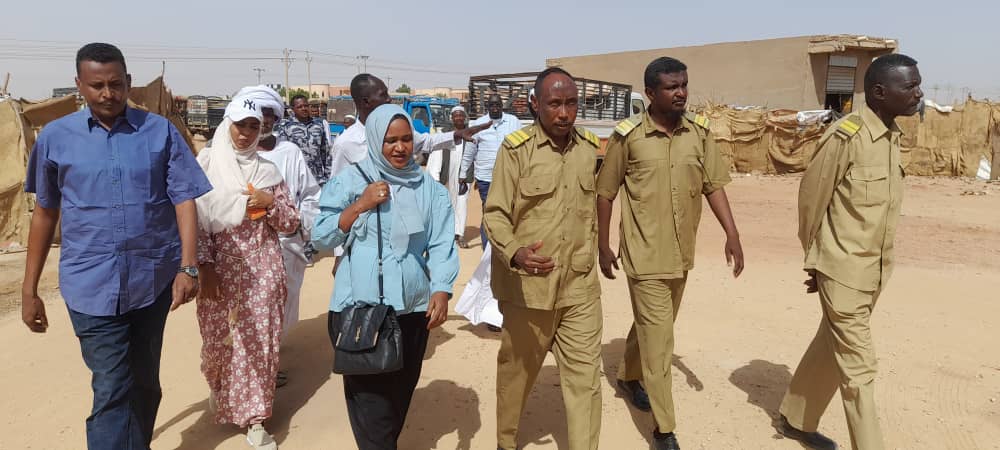 Executive Director of Shendi Locality Inspects New Land Port Central Market, Confirms Willingness to Provide All Services