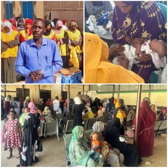 Health: delivery of vaccines to Darfur states and launch of a systematic vaccination campaign for children in South Darfur