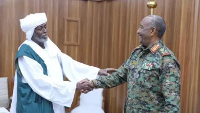 President of the Transitional Sovereignty Council and Commander-in-Chief of the Armed Forces meets the delegation of Hadandawa monitoring bodies