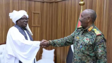 The President of the Sovereignty Council and Commander-in-Chief of the Armed Forces meets the Sultan of Dar Masalit