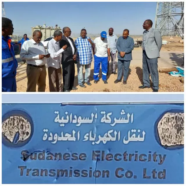 Acting Nile Governor reviews progress of work at Atbara converter station