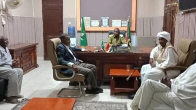 Director of the Nile State Ministry of Information, as part of his series of visits to localities and visits to former directors