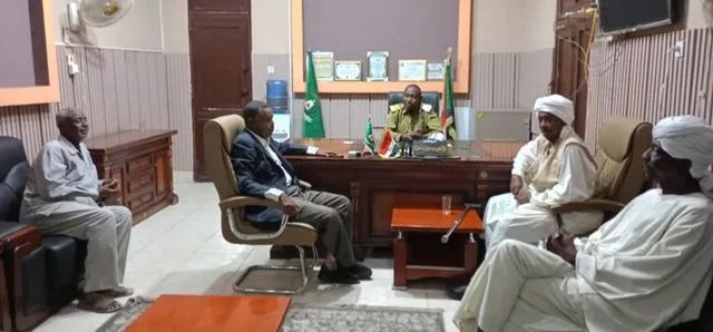 Director of the Nile State Ministry of Information, as part of his series of visits to localities and visits to former directors