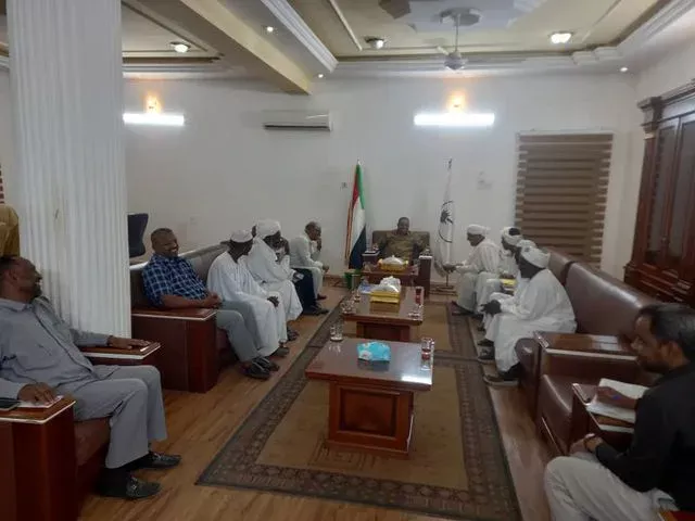 Northern State Governor Meets Al-Saleem Popular Committee Delegation, Section (3) East