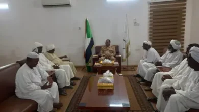 Northern governor meets delegation of farmers from Al-Salim market