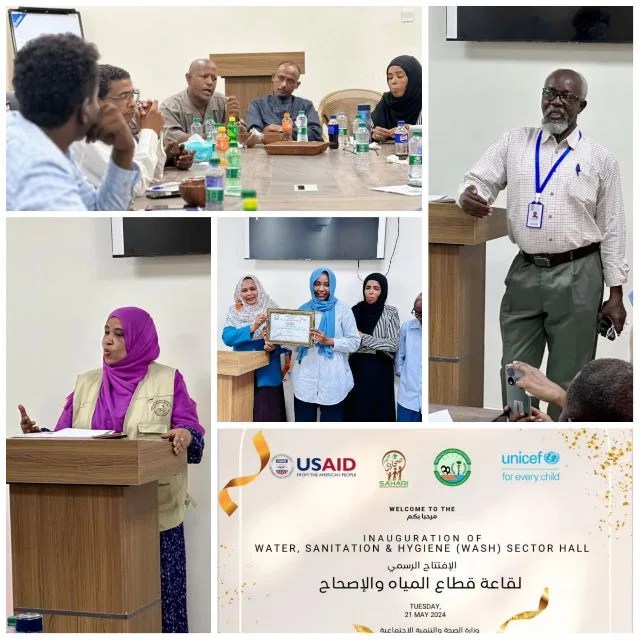 Opening of the water and environmental sanitation meeting room with the support of the Sahara Organization within the General Administration of Environmental Health