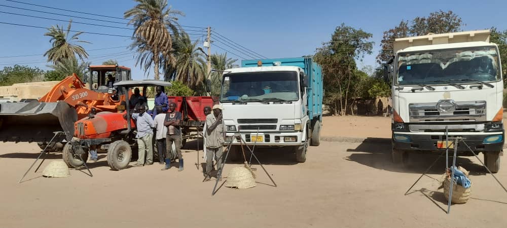 Shendi: More than (20) new waste transport mechanisms