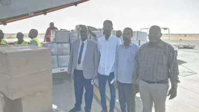 The Ministry of Health: receives a shipment of medicines supplied by the Indian company Astra Nesher