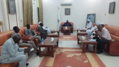 The Nile Governor meets the reconciliation committee in Al-Damer locality and blesses the reconciliation and amnesty achieved thanks to the Nouba and Kawalib committee and praises the great role and what the committee played.