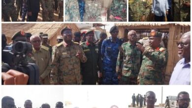 White Nile Governor inspects bases in northern Al-Dawim and Al-Awaj region, confirms strength and readiness of armed forces