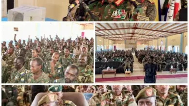 Member of the Sovereignty Council and Deputy Commander-in-Chief of the Armed Forces addresses officers, non-commissioned officers and soldiers of the 19th Infantry Division in Marawi