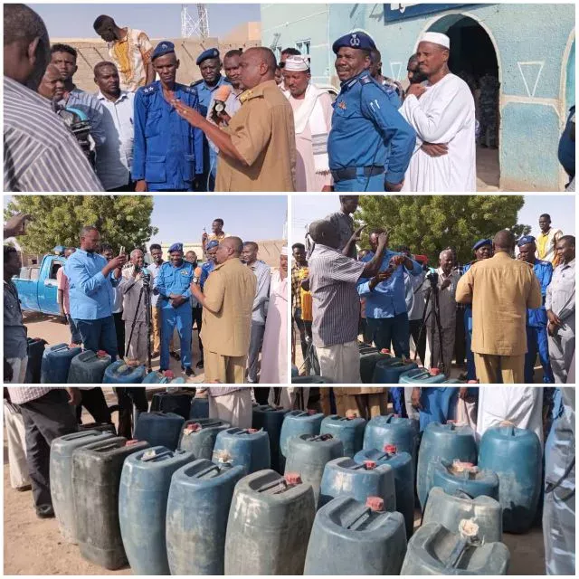 Al-Gold local police seize large quantities of fuel