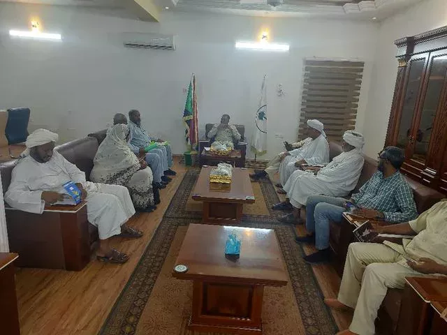 The Governor of the North meets the presidential delegation of the Popular Resistance