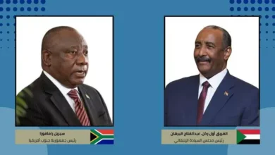 The President of the Sovereignty Council and Commander-in-Chief of the Armed Forces congratulates the President of South Africa on his re-election