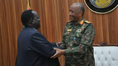 The President of the Sovereignty Council receives a message from the President of the Republic of South Sudan