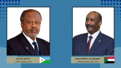 The President of the Sovereignty Council sends a cable of congratulations to the President of Djibouti on the occasion of his country's National Day