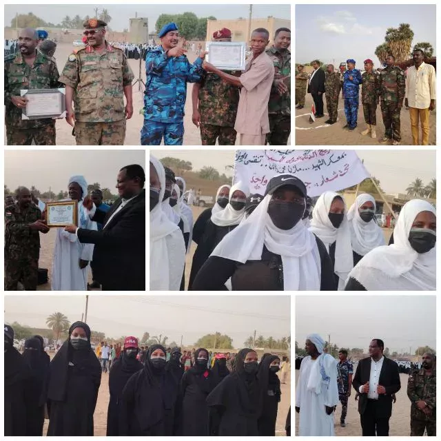 Graduation of a new batch of Mahira's granddaughters from the camps of martyr Mazen Batanqsi Al-Jazeera in the locality of Al-Dabba in the northern state