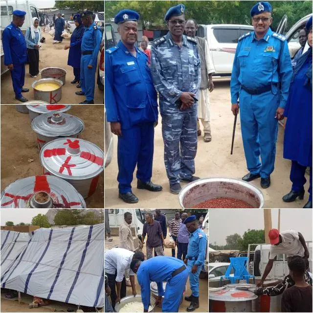 Kassala State Police Commissioner Attends Second Batch of Food Programme for Arrivals from War Affected States