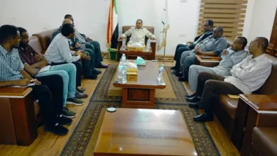 Northern Governor Meets Delegation from Alqam Mining Company, Company Presents Desire for Industrial Investment