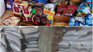 Seizure of food and spoiled goods in Omdurman