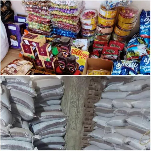 Seizure of food and spoiled goods in Omdurman