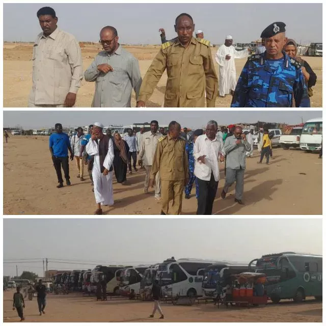 Shendi Locality Executive Director Witnesses Work on New Land Port and Relocation of Buses and Coaches, Confirms Commitment to Providing Services to Passengers