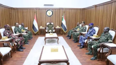 The President of the Sovereignty Council meets the delegation of the National Committee for Popular Mobilization and Resistance