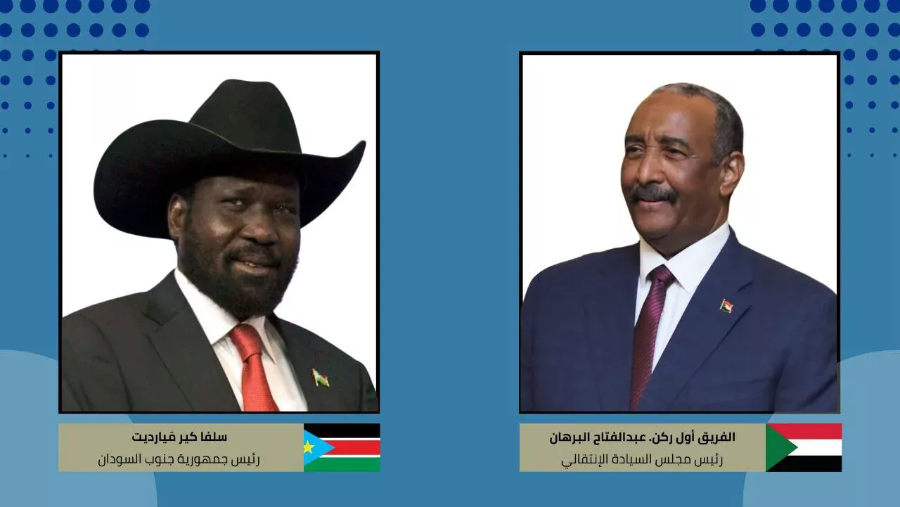 The President of the Sovereignty Council sends a cable of congratulations to the President of South Sudan on the occasion of his country's National Day