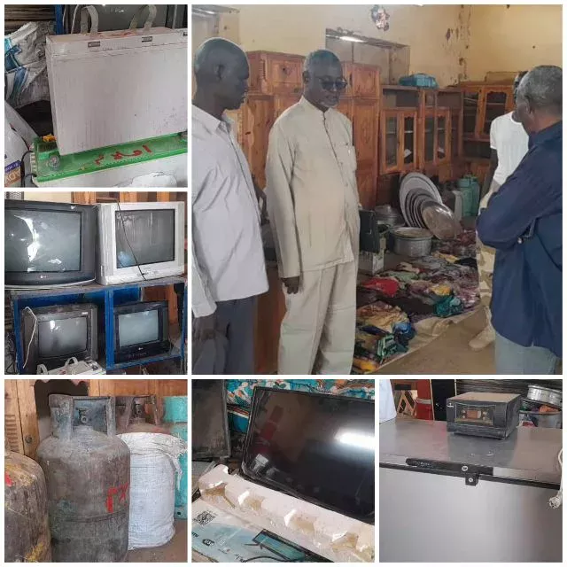 Umm Rawaba Local Police Seizes a Number of Stolen and Looted Items in Ashana City