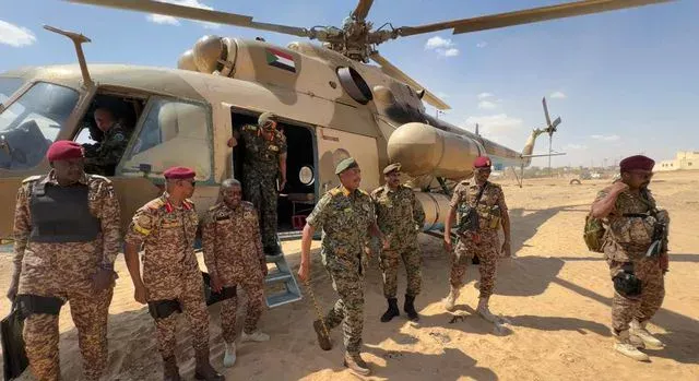 Chairman of the Sovereignty Council and Commander-in-Chief of the Armed Forces inspects areas affected by torrents and rains in Nile State