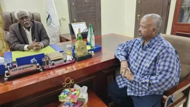 Nile Governor meets with the Director of the Sudan Mineral Resources Corporation in the state, renews his praise for the company's remarkable performance. The director of the company confirms that the company is harnessing its capabilities to defend the people affected by the floods. in the areas of the state.