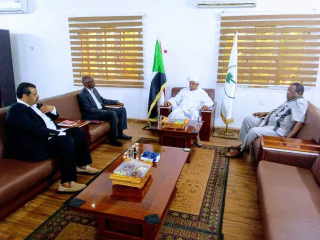 Northern Governor Meets Vice Dean of Sudan Open University