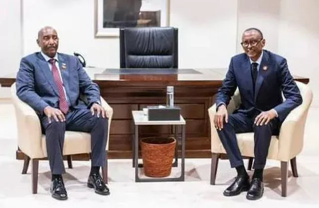 President of the Sovereignty Council meets Rwandan President