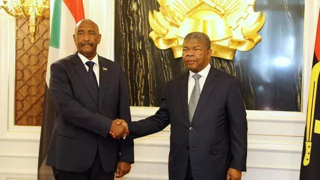 President of the Transitional Sovereignty Council and Commander-in-Chief of the Armed Forces arrives in Angola