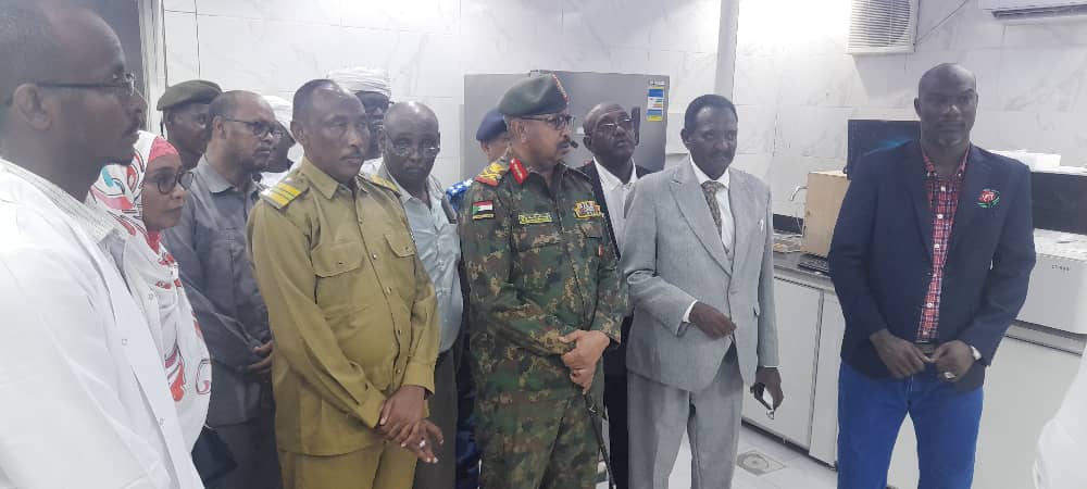 Shendi Locality Executive Director and Second Commander of 3rd Infantry Division Inaugurate Al-Tohamy Specialized Hospital in Shendi