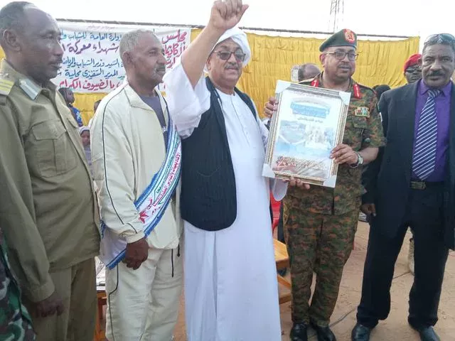 Shindi General Administration of Youth and Sports Honors Second Commander of Third Infantry Division