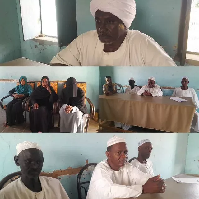 The Executive Director of Umm Rawaba Locality meets with the Development Committee of Da'ashana City and the meeting discusses a number of issues.