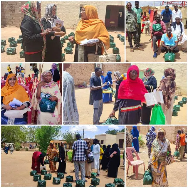 The King Salman Center and the Department of Social Affairs are spreading joy among the residents of the shelters... and the distribution of health bags in the shelters is a remarkable humanitarian effort.