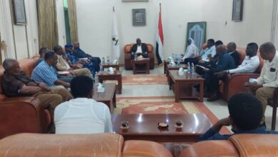 The Nile Governor, during his meeting with the leadership of the Sudan Mineral Resources Corporation in the state, commended the company's initiatives to support those affected by the floods and the distinguished performance of the state branch.