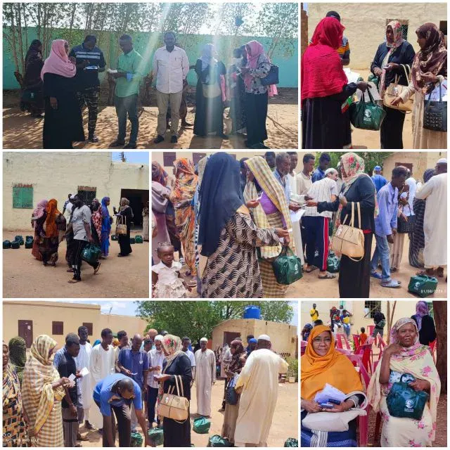 The story continues... King Salman Center, Addah Organization and Shendi Locality Social Affairs Department provide the health kit to the shelters.