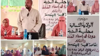 Al-Dabba Executive Attended the Conclusion of the Activities of the Specialized Course in Drafting Plans and Reports at the Faculty of Engineering, Dongola University