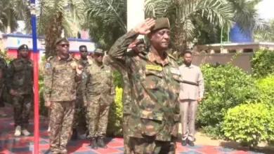 At the end of his visit to Nile State, a member of the Sovereignty Council and deputy commander-in-chief inspects the artillery force