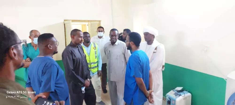 Dalgo Executive and Director of Sudanese State Mineral Resources Corporation Inaugurate Health Day for Miners in Dalgo Locality in Cooperation with State Health Insurance