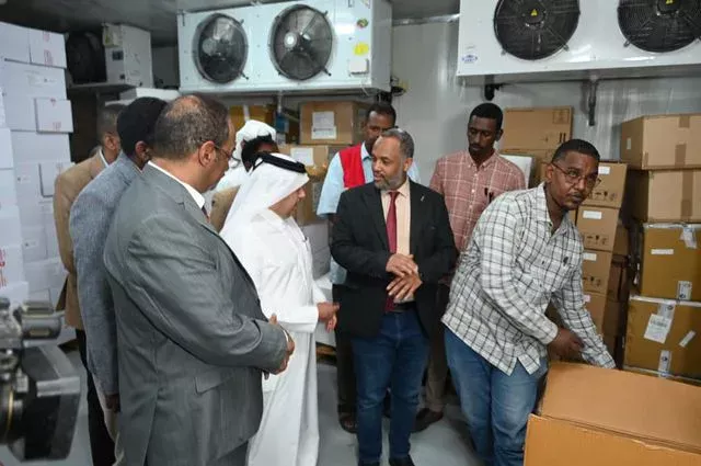 Federal Ministry of Health receives laboratory reagents and blood transfusion consumables from Qatar Red Crescent