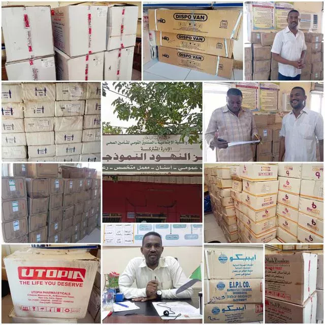 First order of medicines since the start of the war has arrived for health insurance in West Kordofan