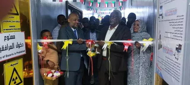 I address him during the celebration of the opening and operation of the magnetic resonance device, and the Nile governor confirms his government's interest in the development of health services and the localization of treatments to the within the state.