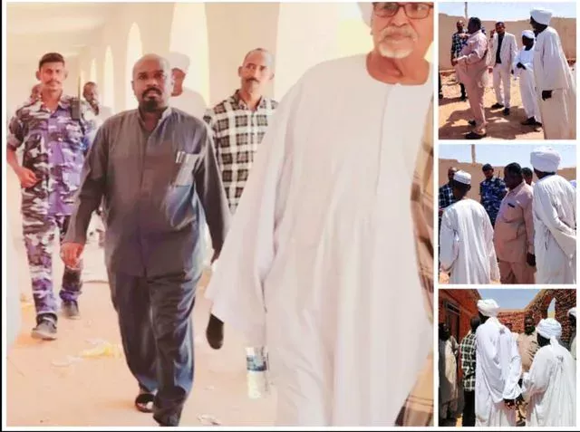 Minister of Planning, Minister of Investment, Minister of Education, Al-Dabbah Executives and Sudanese Mineral Resources Company Projects Committee Visit Goshabi School