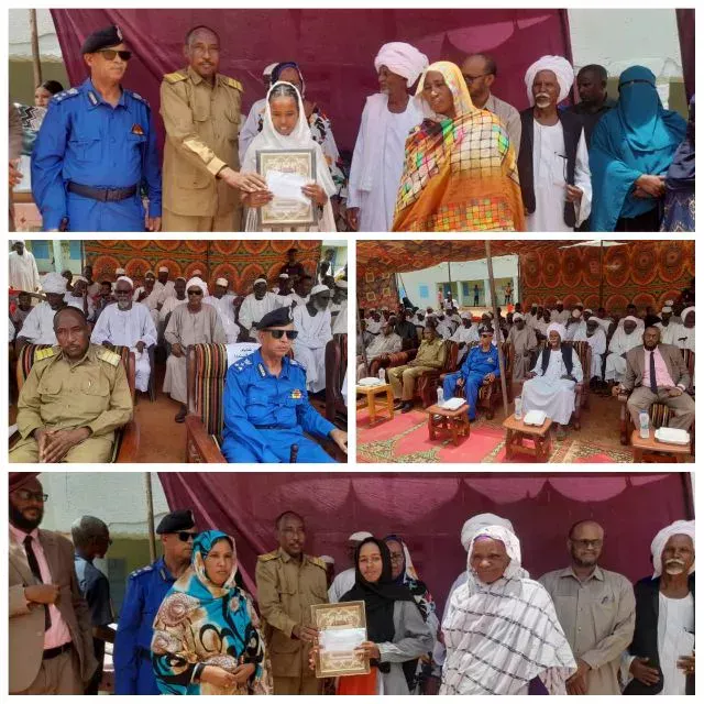 The Executive Director of Shendi Locality appreciates the popular efforts of the people of Salamah Bahri area in building schools and pays tribute to the students who excelled in the Nile State Primary Certificate.