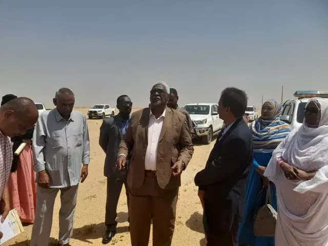 The Nile Governor inspects the sites of the industrial city projects in Umm al-Tayur and al-Hudi and checks the current arrangements and procedures for the creation and establishment of these cities.