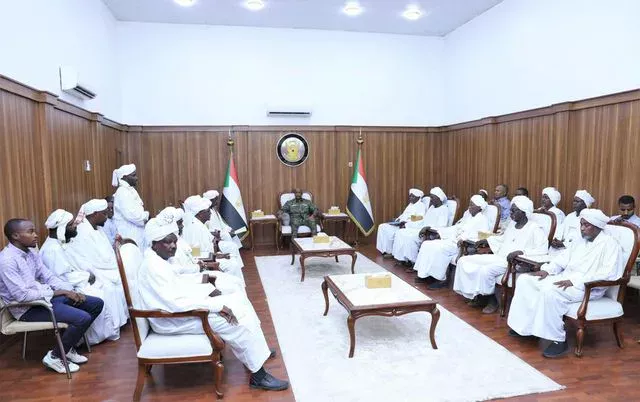 The President of the Sovereignty Council, Commander-in-Chief of the Armed Forces, meets the delegation of the Pan-University Union